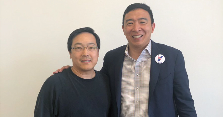 美國總統候選人Andrew Yang與Litecoin創始人會面