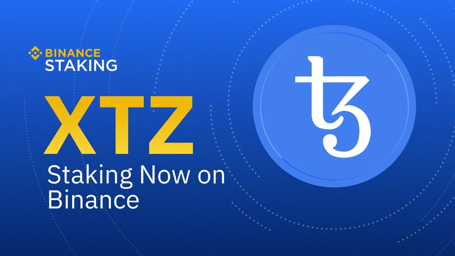 Binance 宣佈推出零傭金的 Tezos（XTZ）質押挖礦，提升平台附加價值