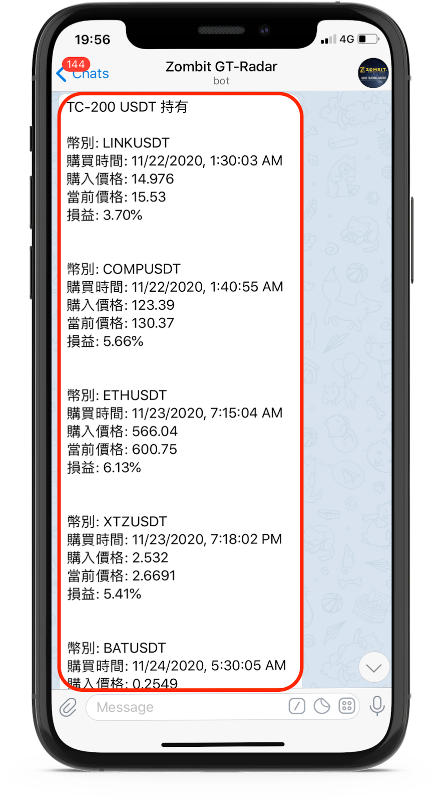 GT-Radar 新增中短線交易訊號TC-200 USDT – 桑幣區識Zombit