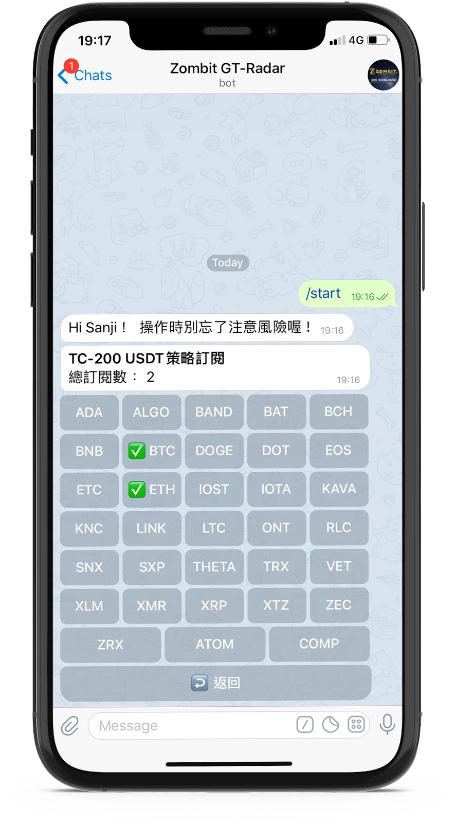 GT-Radar 新增中短線交易訊號TC-200 USDT – 桑幣區識Zombit