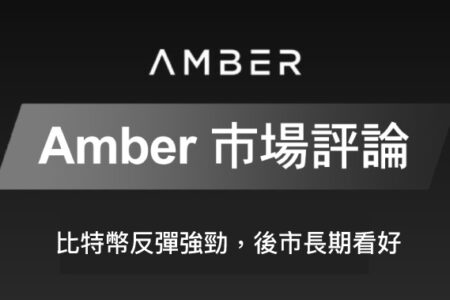 Amber 市場評論｜比特幣反彈強勁，後市長期看好