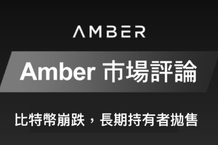 Amber 市場評論｜比特幣崩跌，長期持有者拋售