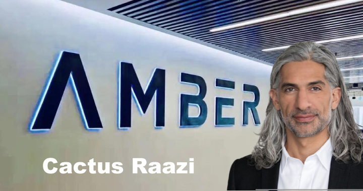 Amber Group任命金融業資深人士Cactus Raazi為美國子公司CEO
