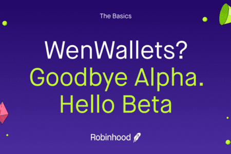美國熱門券商 Robinhood 計劃明年 1 月推出 Beta 版加密貨幣錢包，允許用戶存提加密貨幣