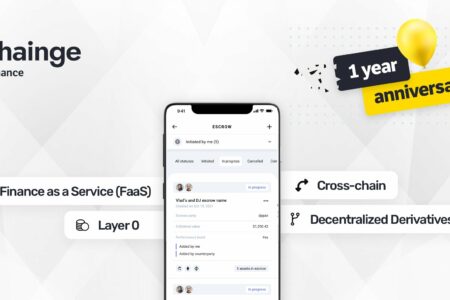 跨鏈漫遊衍生品平台Chainge上線一周年，用戶數突破43萬
