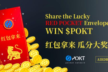 Pocket Network 2022 開年紅包空投，最高可獲得 8,888 POKT 獎勵！