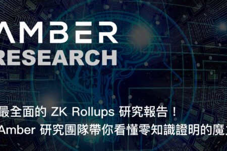 最全面的 ZK Rollups 研究報告！Amber 研究團隊帶你看懂零知識證明的魔力