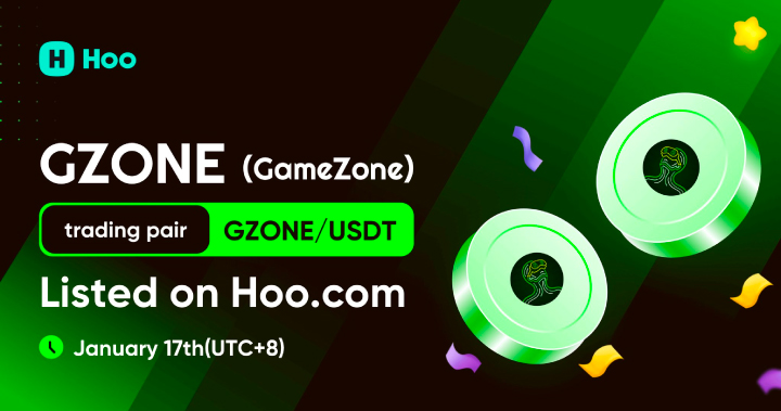 加密貨幣交易所虎符將於 1 月 17 日新增 GameZone (GZONE)