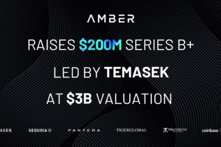 Amber Group 完成 2 億美金 B+ 輪融資，淡馬錫領投，估值升至 30 億美金