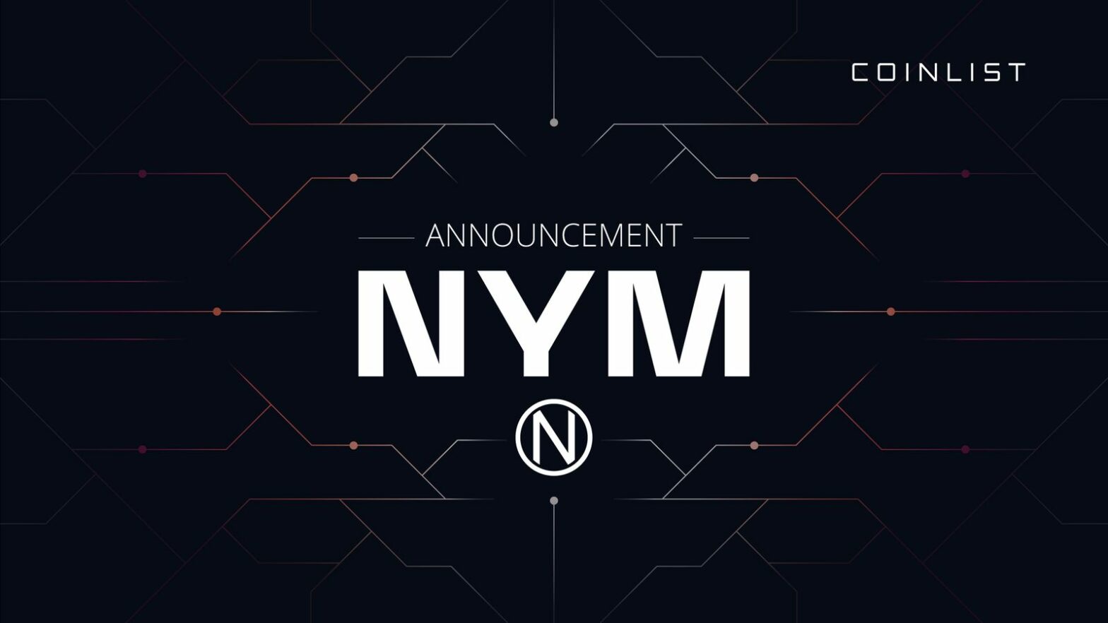 Coinlist 宣布下一檔項目 NYM 即將在 2 月 10 日發售