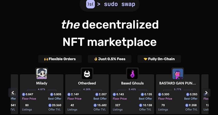 NFT 平台 Sudoswap 交易免稅惹議；XMON 代幣 1 個月上漲近 5 倍與 Sudoswap 有何關係？