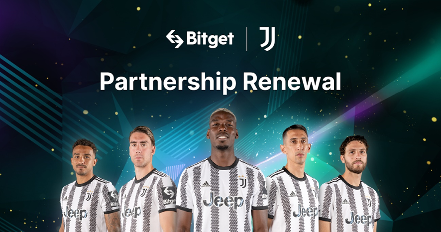 Bitget 與尤文圖斯（Juventus）續簽官方合作夥伴關係，另一個與尤文圖斯並肩作戰的賽季