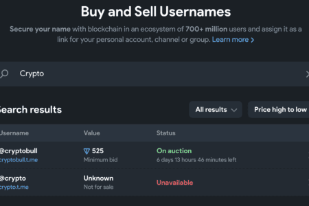 Telegram 正式上線用戶名拍賣市場 Fragment，唯一支援 Toncoin 代幣支付！