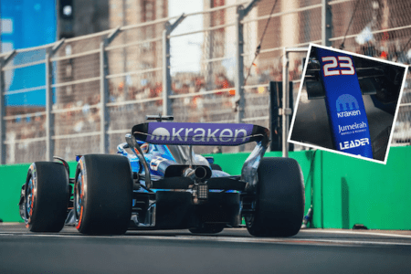 強行置入比特幣！Kraken 將比特幣白皮書融入 Williams Racing 贊助 Logo