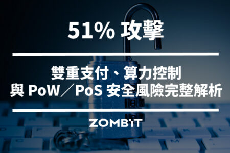 51% 攻擊是什麼？雙重支付、算力控制與 PoW／PoS 安全風險完整解析