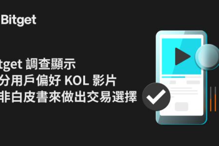 Bitget 調查顯示部分用戶偏好 KOL 影片而非白皮書來做出交易選擇