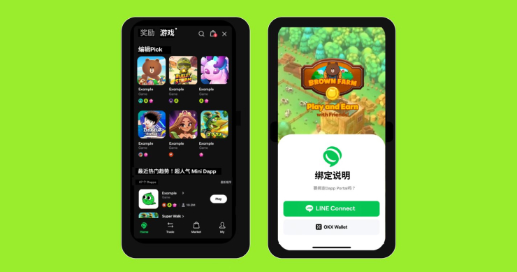 LINE 與 OKX Web3 錢包展開合作，其 Mini Dapp 平台 Dapp Portal 已支援 OKX Web3 錢包