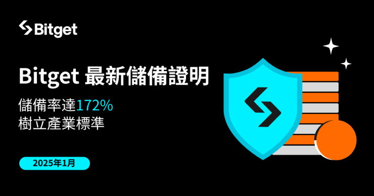 Bitget 公布 2025 年 1 月儲備金證明報告：USDC 儲備增長 98%