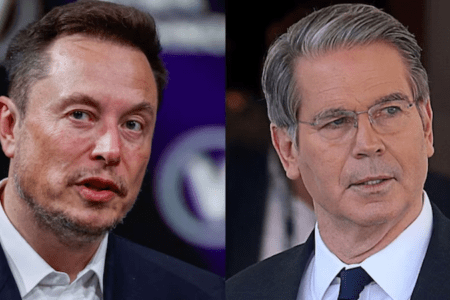 Elon Musk Scott Bessent