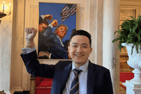 trump justin sun