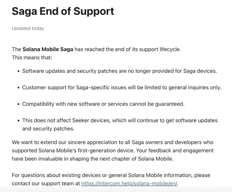And security patches.