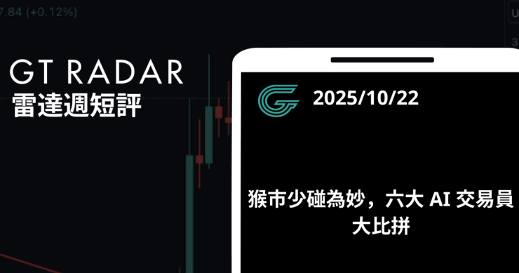 GT Radar 雷達週報 10/22：猴市少碰為妙，六大 AI 交易員大比拼