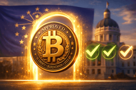 印第安納州州長簽署新法：退休計畫可投資加密貨幣，同時強化挖礦與自託管保障
