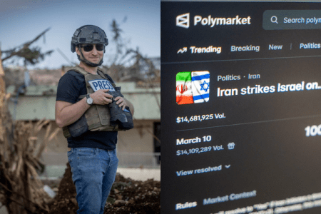Polymarket 賭注引發爭議：《以色列時報》記者遭死亡威脅要求修改飛彈報導