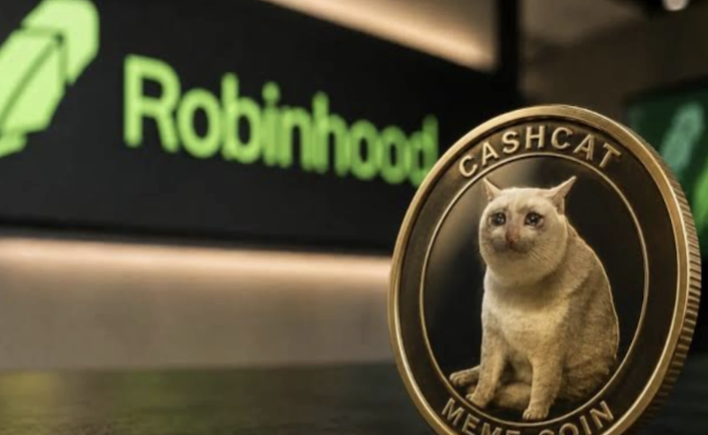 24 小時狂飆 1208%！Robinhood 迷因幣 CASHCAT 爆紅，執行長開綠燈力挺
